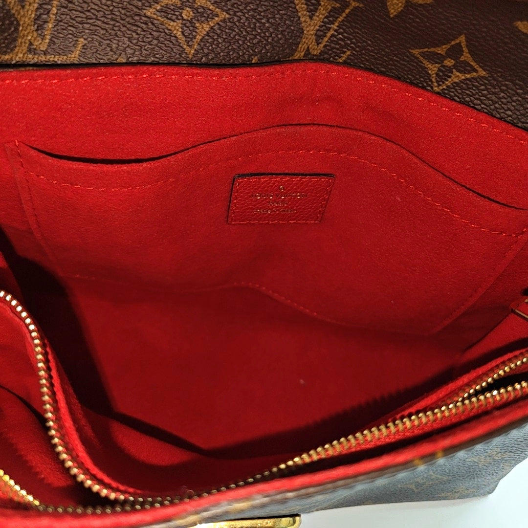 SAINT PLACIDE Monogram Coated Canvas Brown
