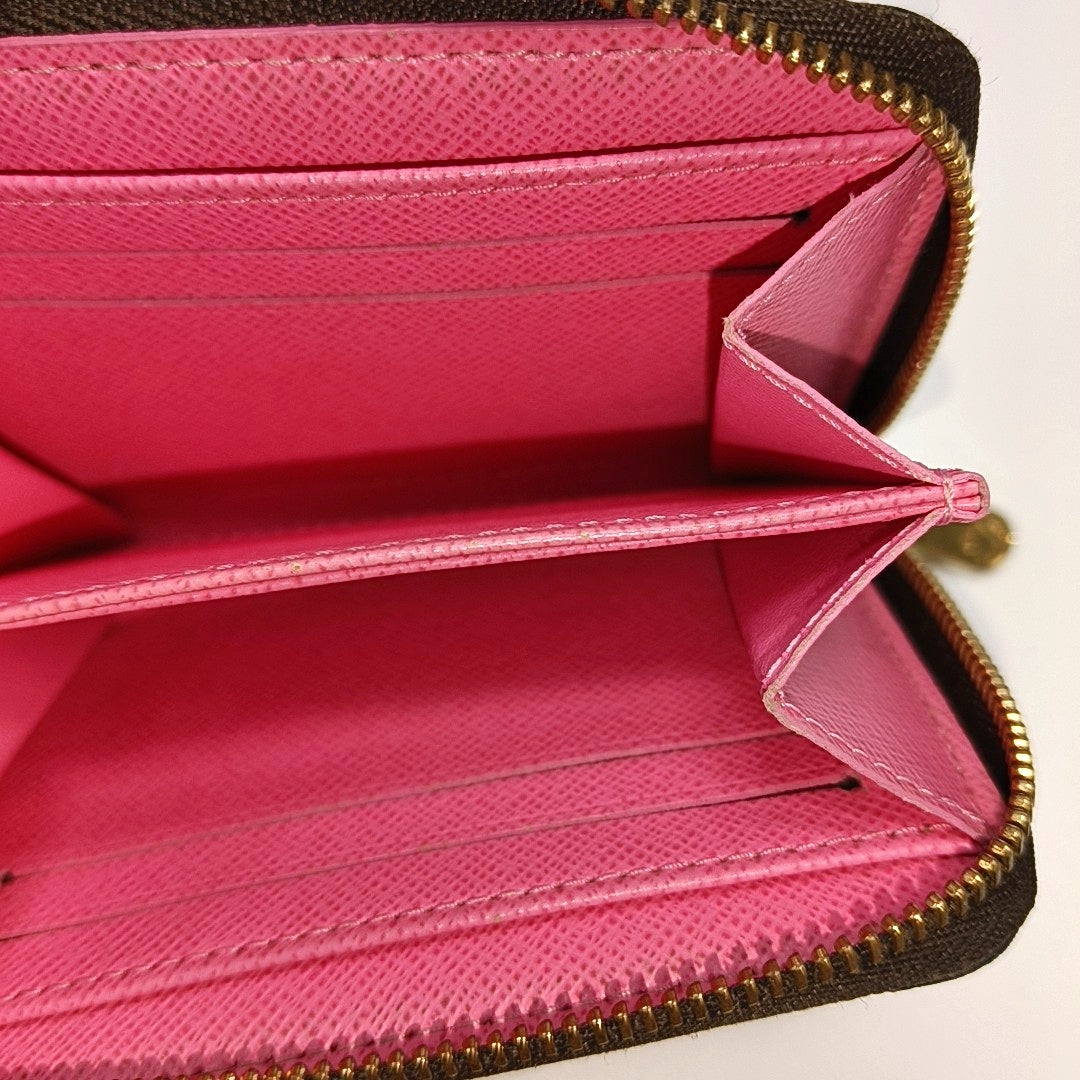 ZIPPY Monogram Coated Canvas Brown Wallet