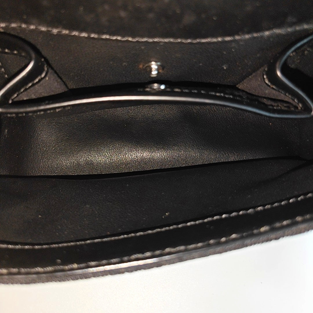 Canvas Top Handle Bag Black