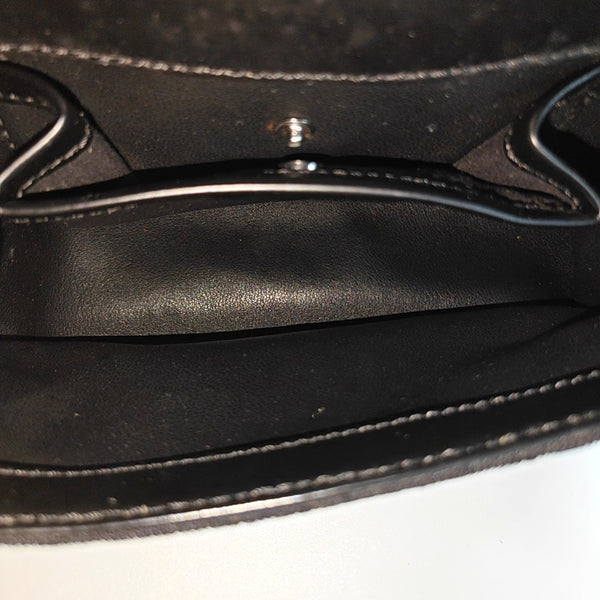 Canvas Top Handle Bag Black