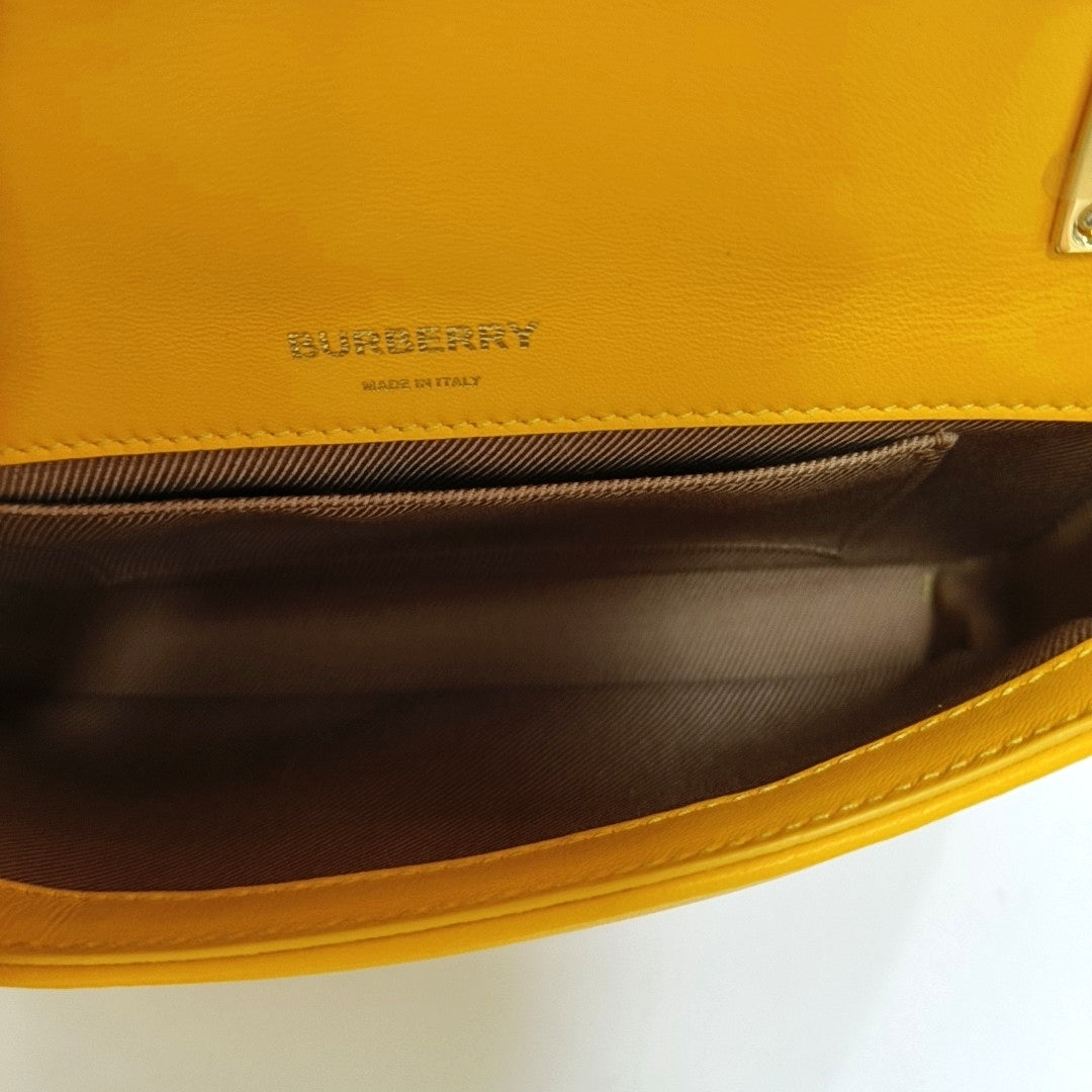 Lola Mini Quilted Lambskin Yellow