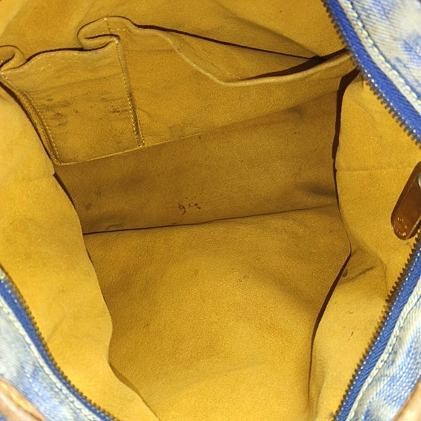 NEO CABBY Monogram Denim Blue