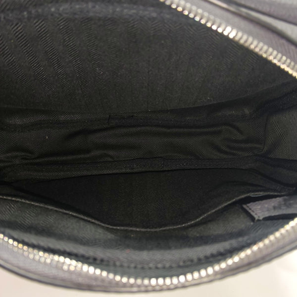 Calfskin Shoulder Bag Extra Small Gray
