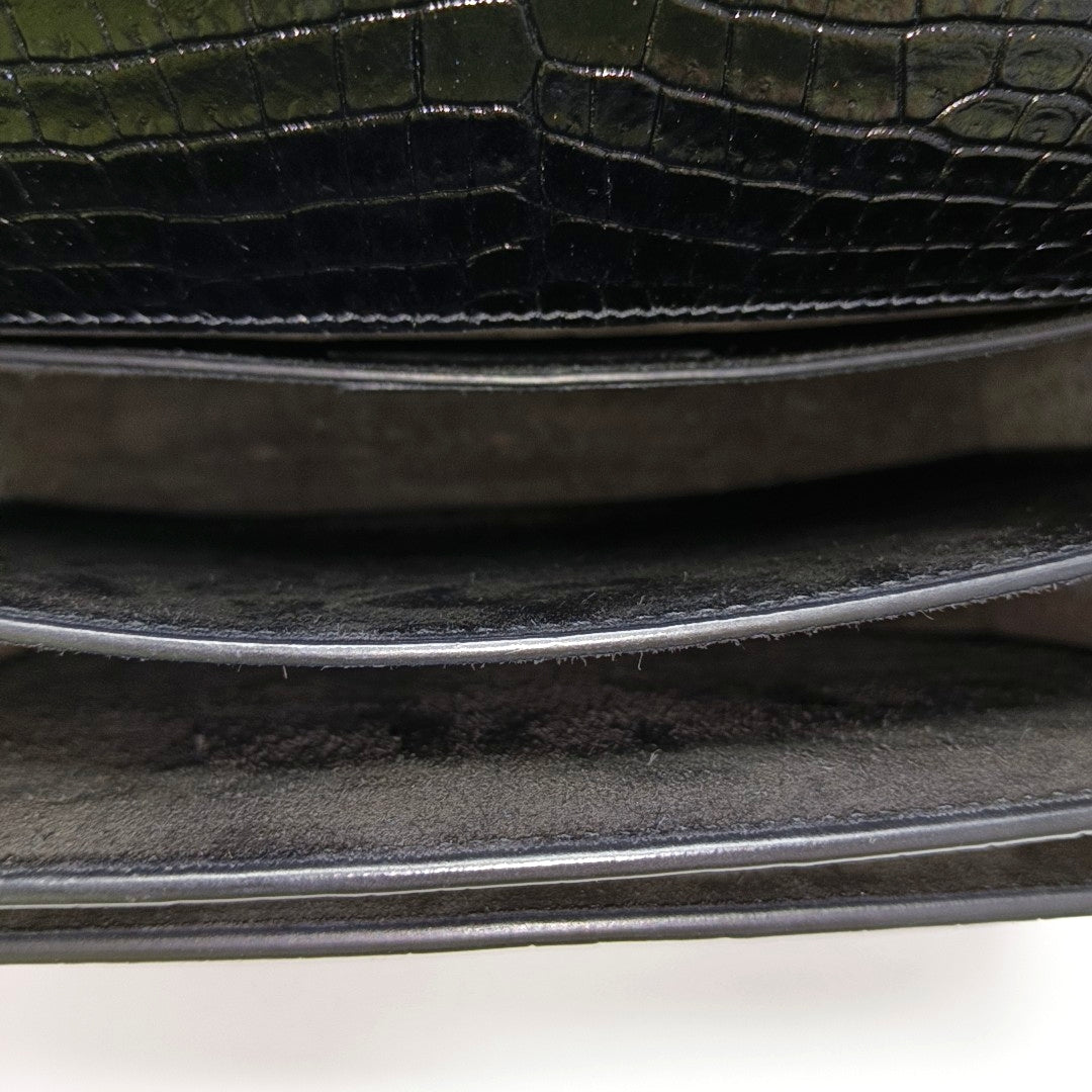 SUNSET Medium Calfskin Black