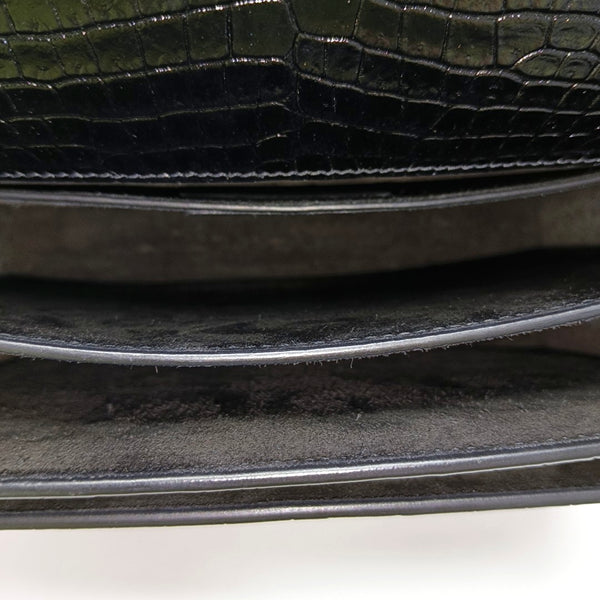 SUNSET Medium Calfskin Black