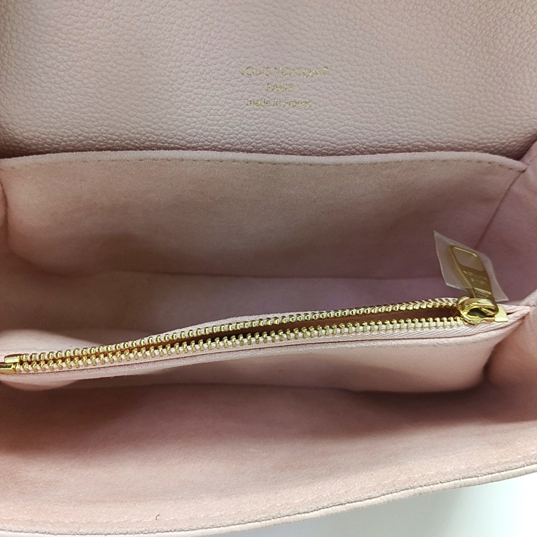 MÉTIS EAST WEST Monogram Calfskin Pink