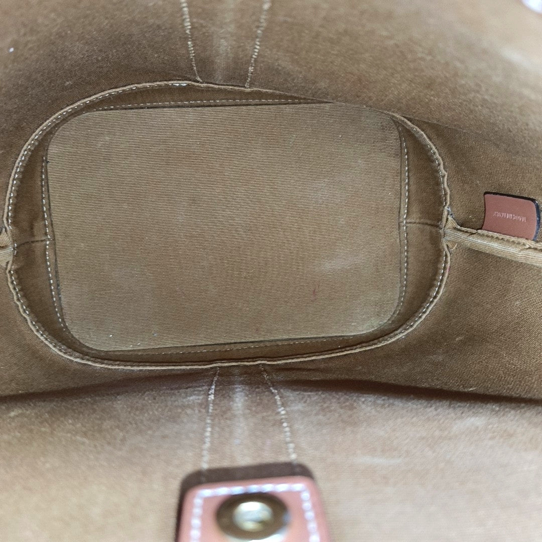 TRIOMPHE CANVAS Small Coated Canvas Brown