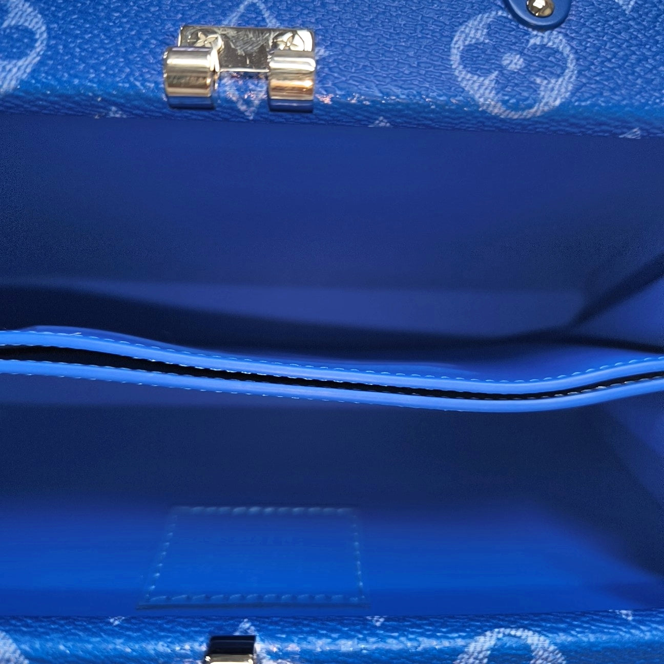 WALLET TRUNK Monogram Coated Canvas Blue