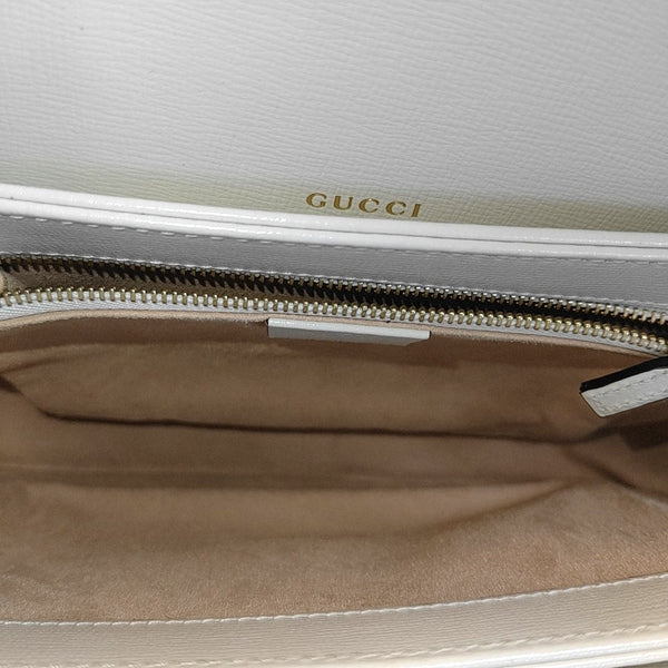 Horsebit 1955 Small Monogram Coated Canvas Beige
