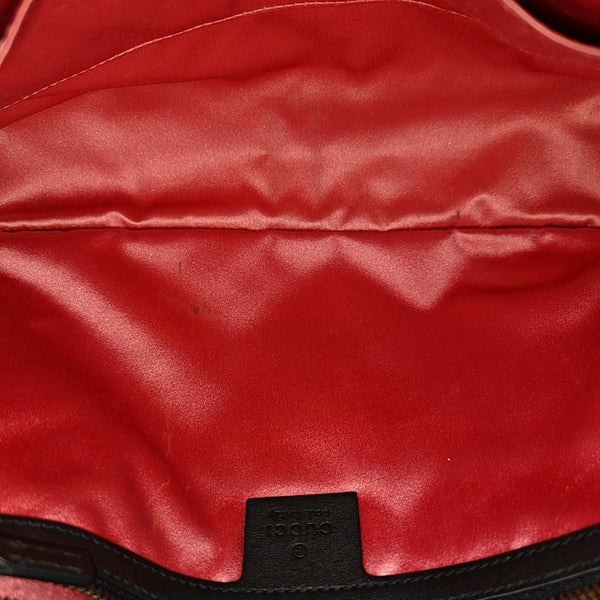 GG Marmont Large Quilted Velvet Black