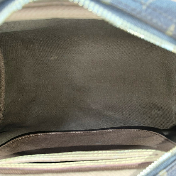 MONTORGUEI PM Monogram Coated Canvas Brown