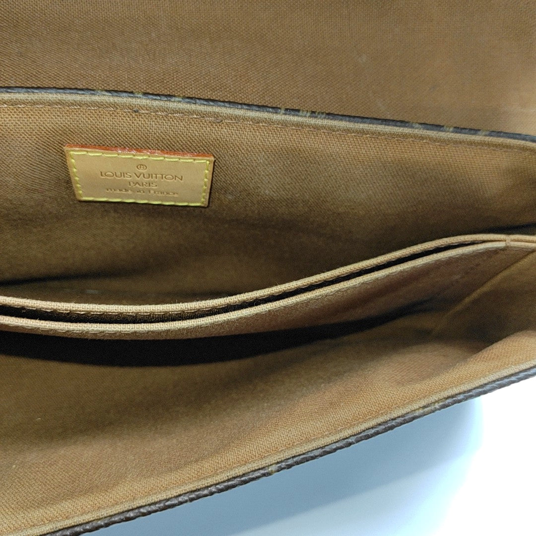 MARELLE Monogram Coated Canvas Brown