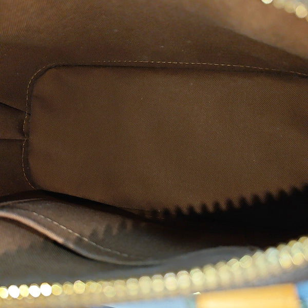 ALMA BB Monogram Coated Canvas Brown