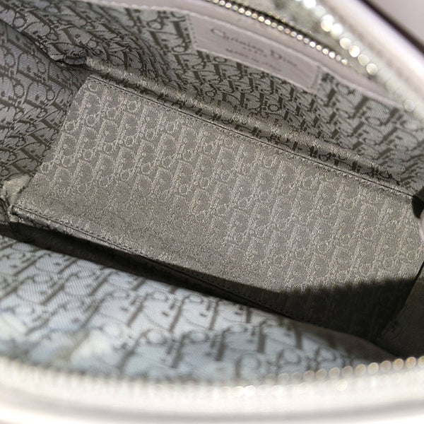 Lady Dior Medium Cannage Lambskin Gray