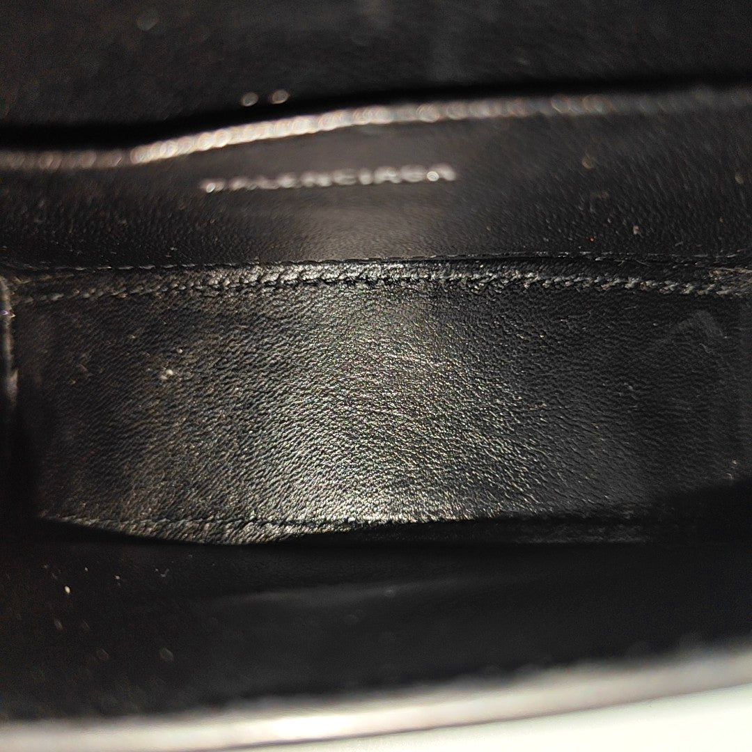 Hourglass Mini Calfskin Black