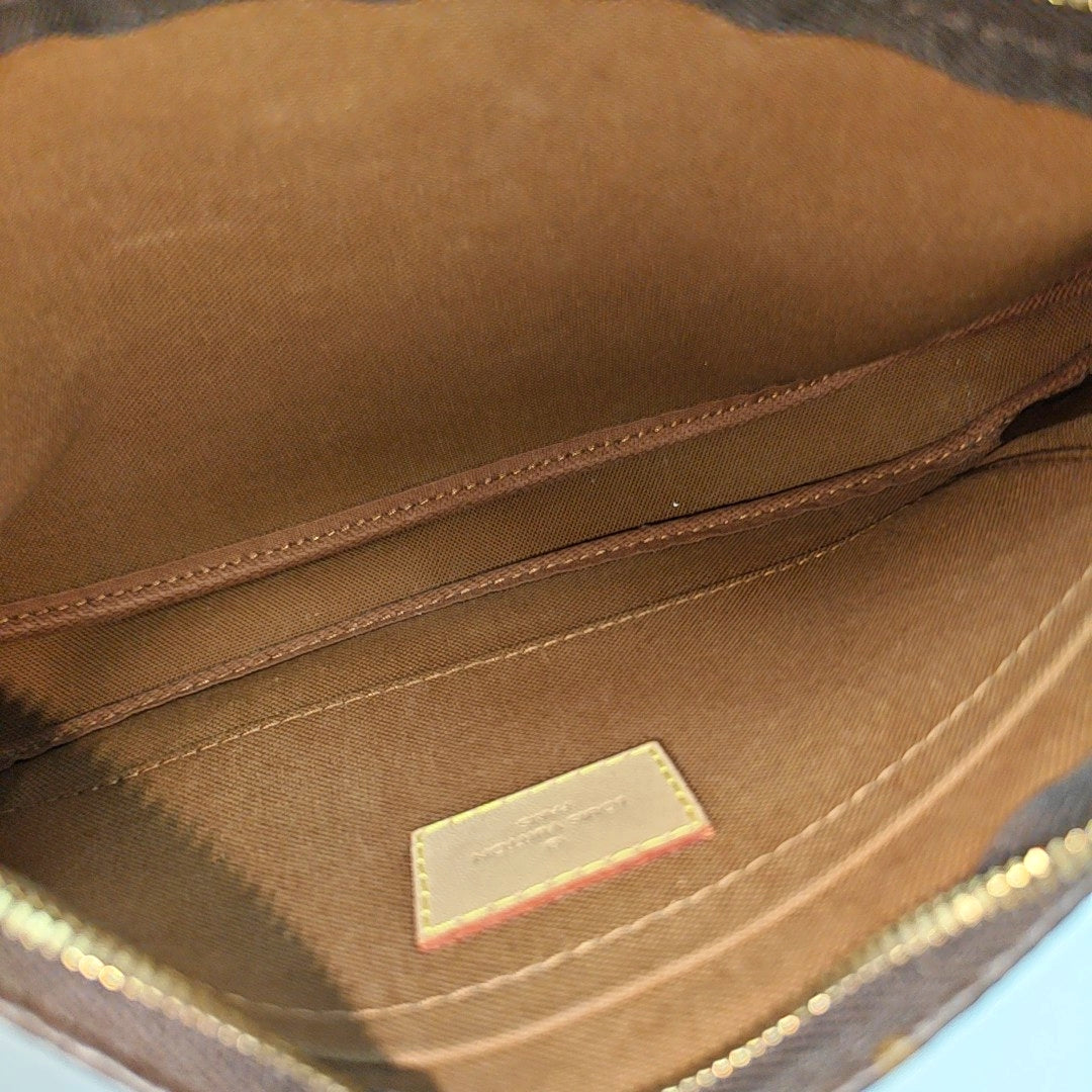 MULTI Monogram Coated Canvas Brown