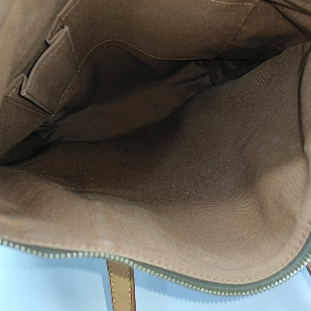 ODEON Monogram Coated Canvas Brown