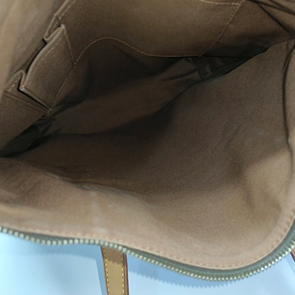 ODEON Monogram Coated Canvas Brown