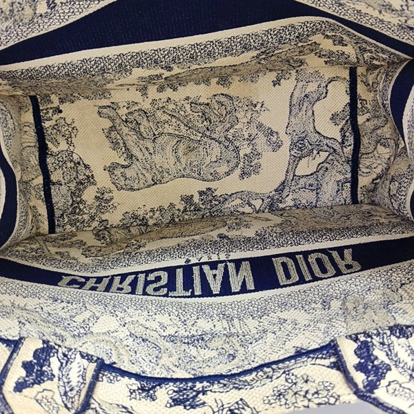 Book Tote Medium Canvas Blue