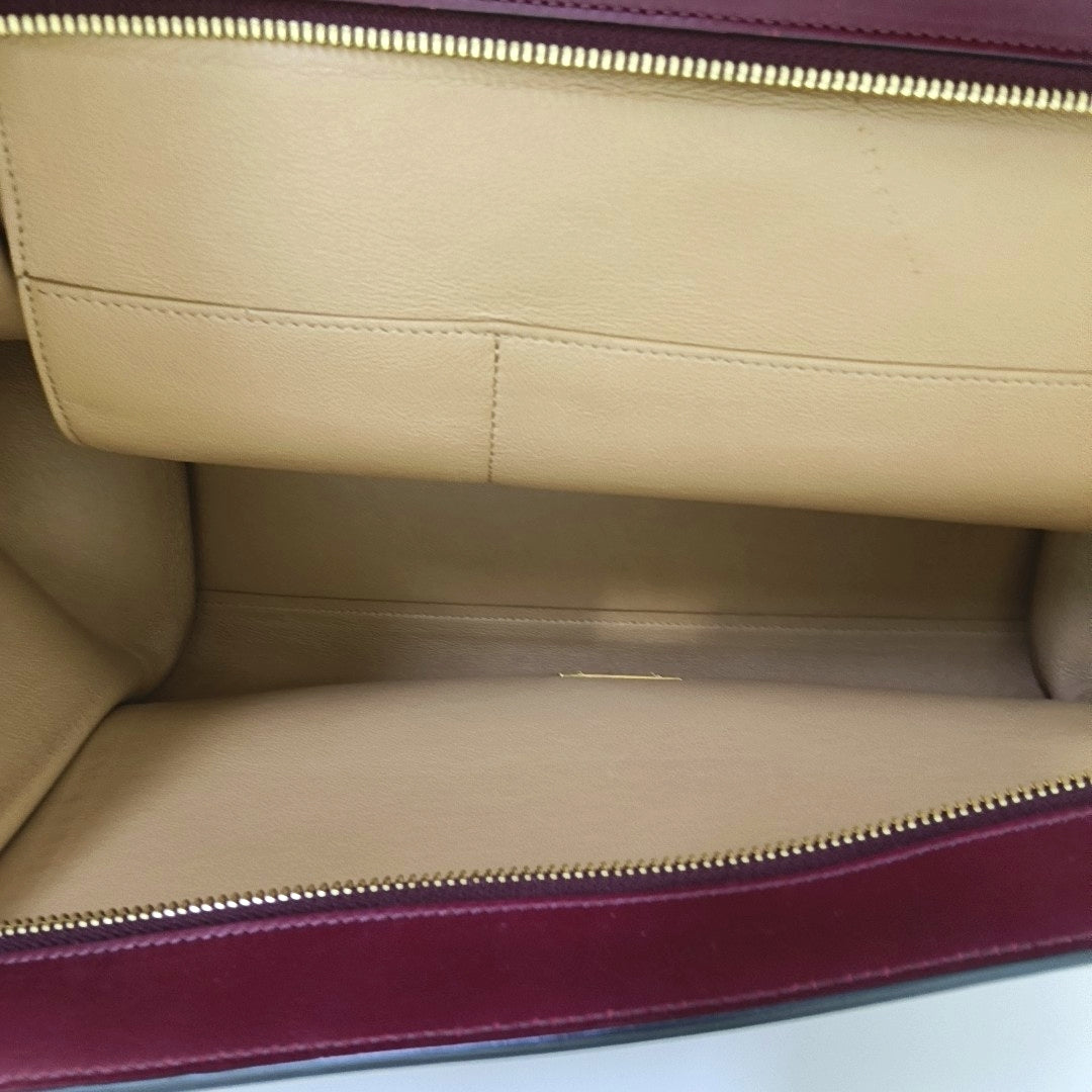 TRAPEZE Medium Calfskin Red