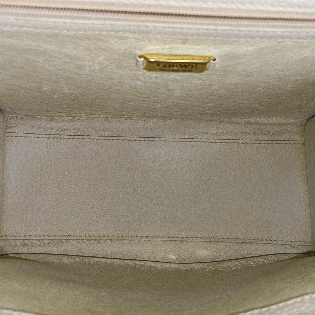 Calfskin Top Handle Bag Beige