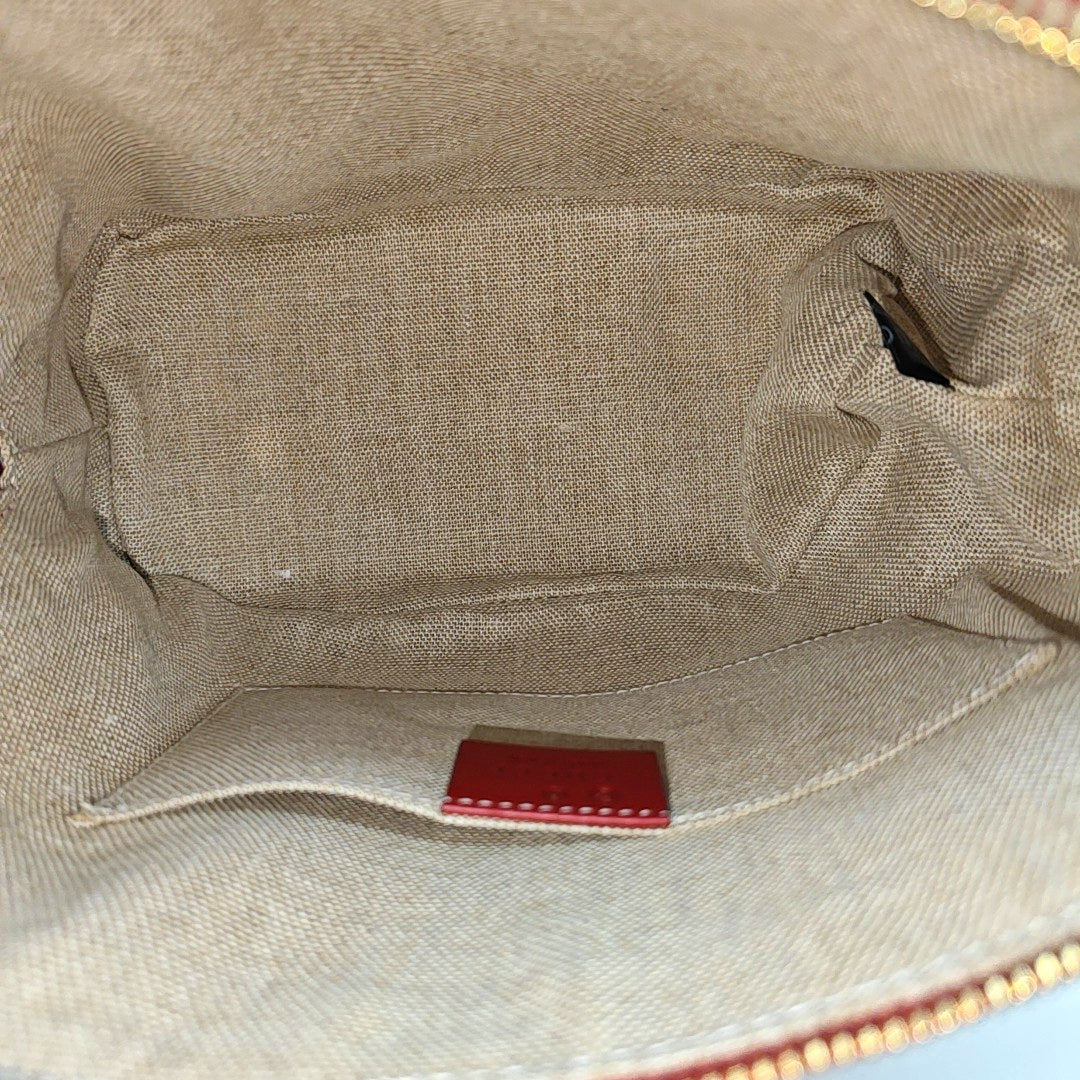 Microguccissima Monogram Calfskin Red