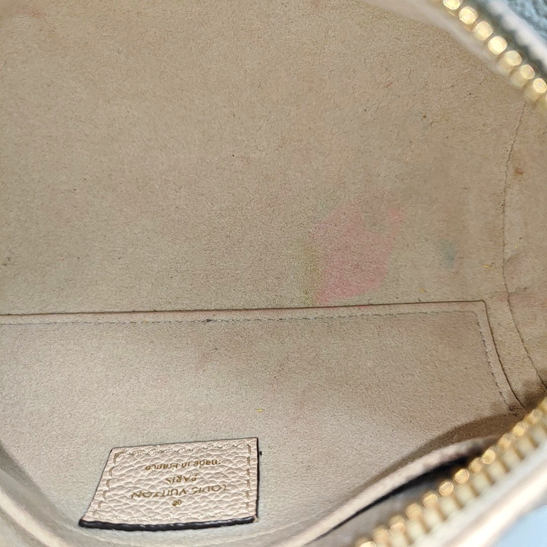 PAPILLON BB Monogram Calfskin Beige