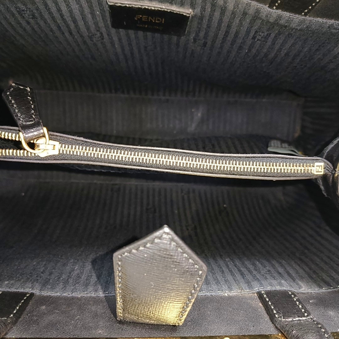 2 Jours Small Calfskin Black