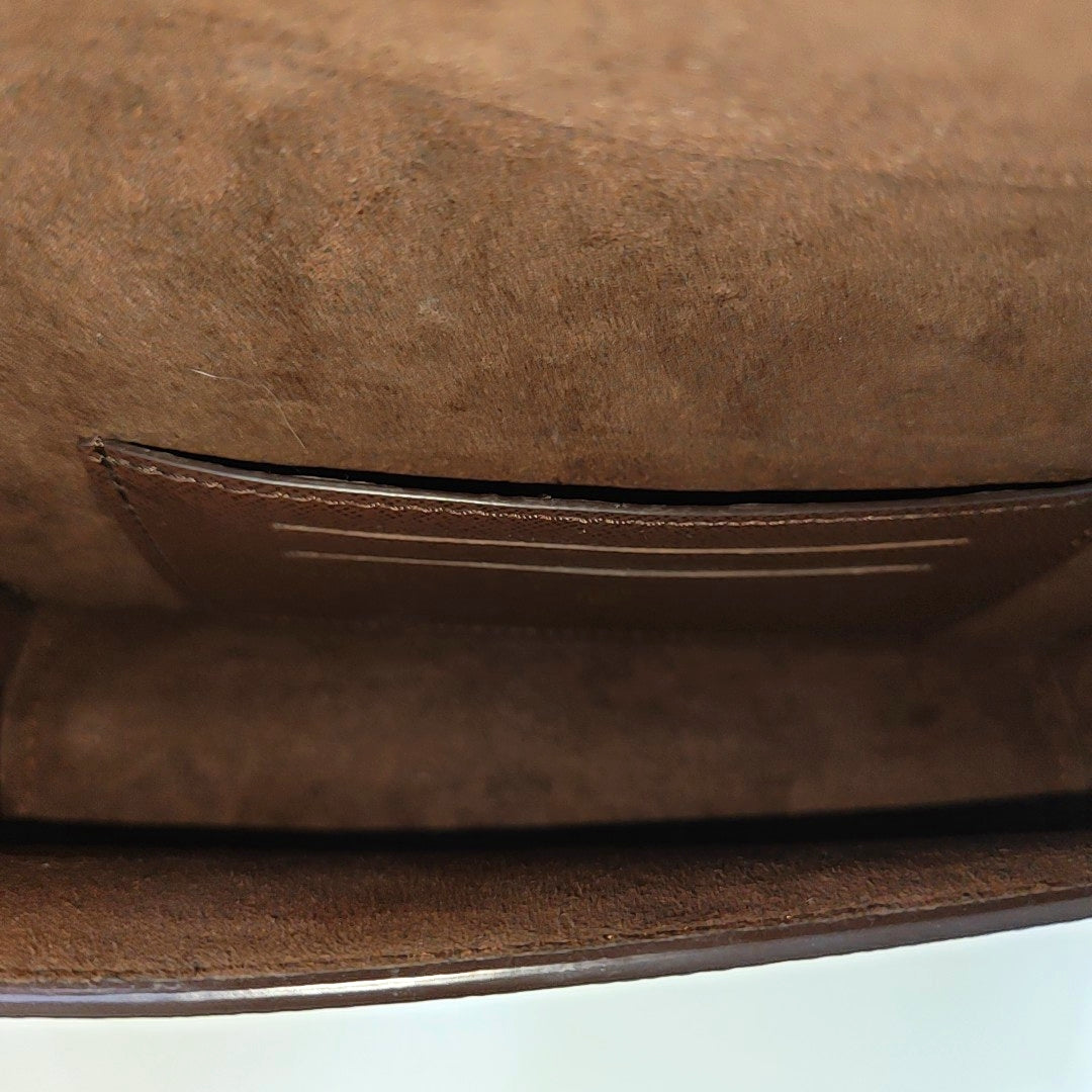 Lily Monogram Coated Canvas Brown