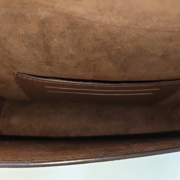 Lily Monogram Coated Canvas Brown