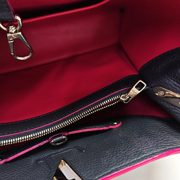 CAPUCINES GM Calfskin Black