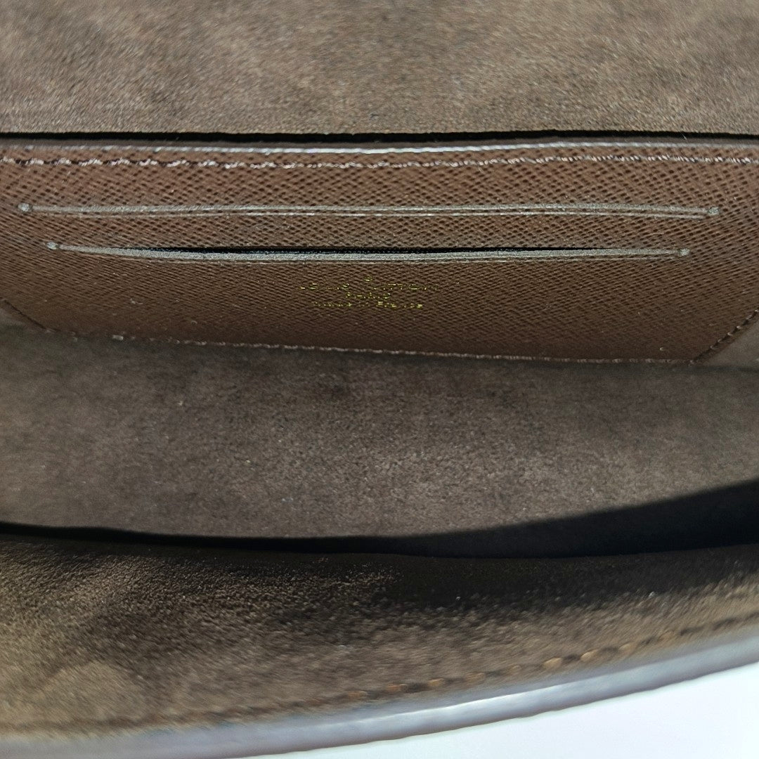 Lily Monogram Coated Canvas Brown