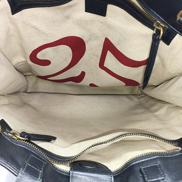Monogram Coated Canvas Tote Bag Beige