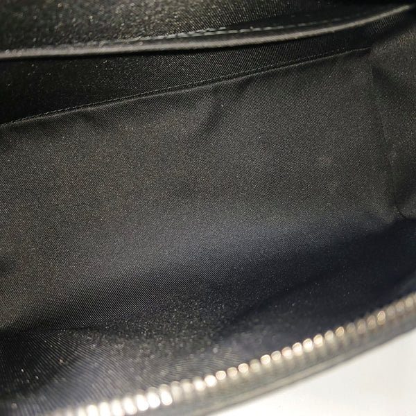 KEEPALL Monogram Coated Canvas Black