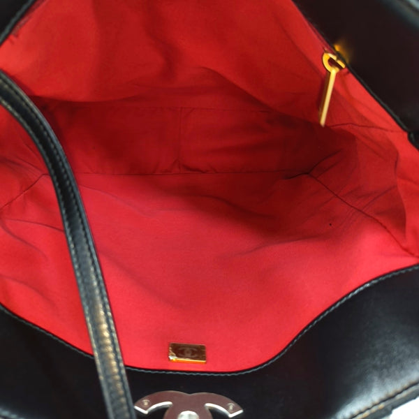 CHANEL 19 Large Quilted Lambskin Black