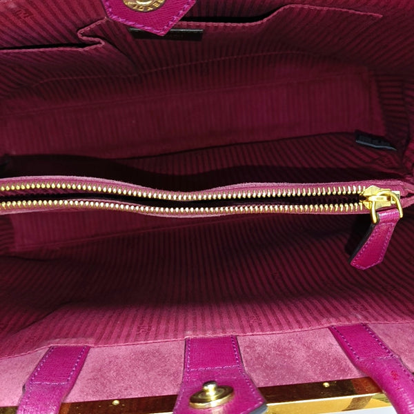 2 Jours Medium Calfskin Red