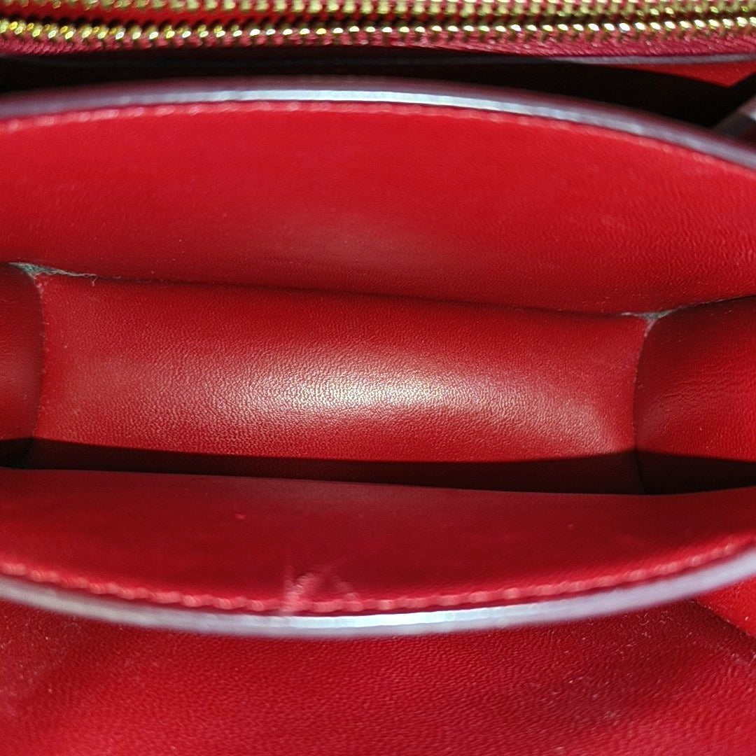 CLASSIC BOX Mini Calfskin Red