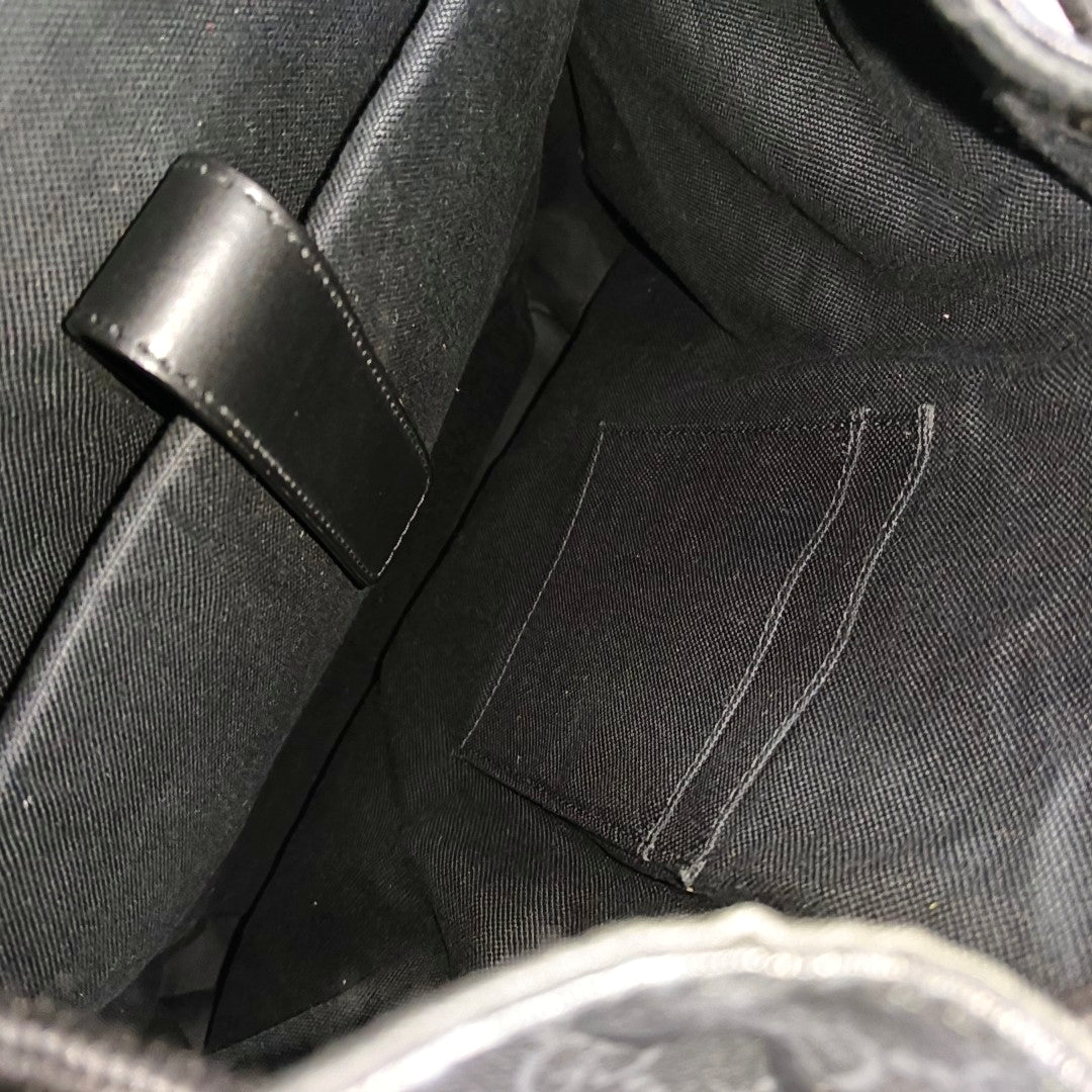 GG Supreme Monogram Coated Canvas Black