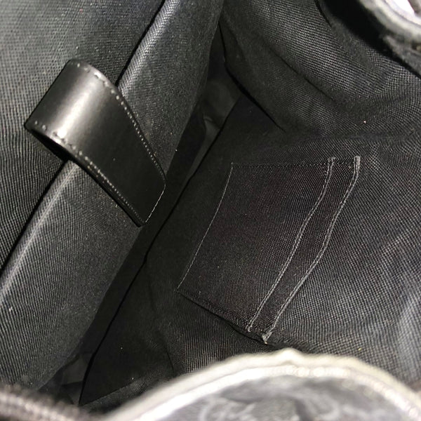 GG Supreme Monogram Coated Canvas Black