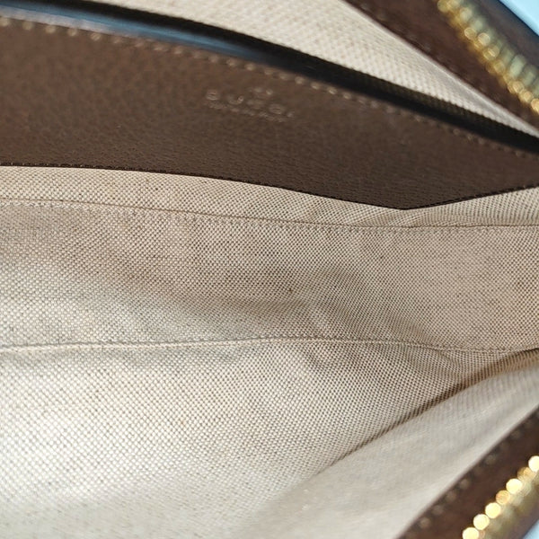 Ophidia Small Monogram Coated Canvas Brown