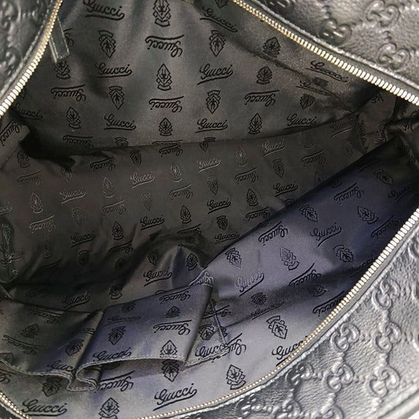 GG Imprime Monogram Calfskin Black