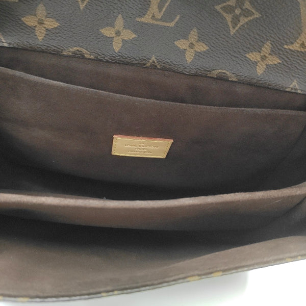MÉTIS MM Monogram Coated Canvas Brown