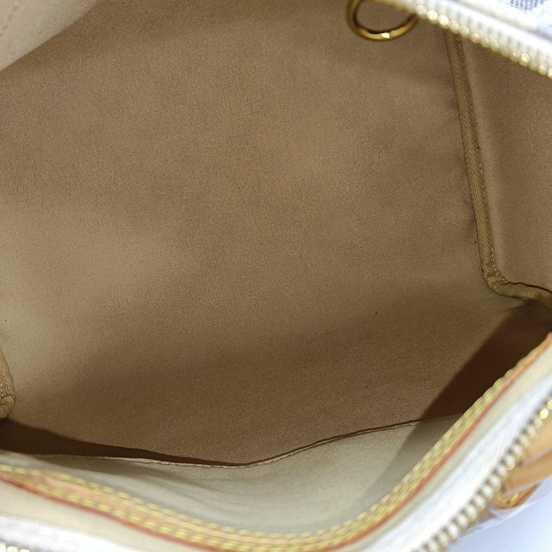 SPEEDY 30 Damier Azur Coated Canvas White