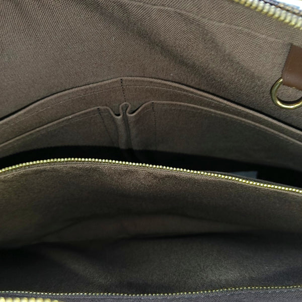 PORTE-DOCUMENTS Damier Ebene Coated Canvas Brown