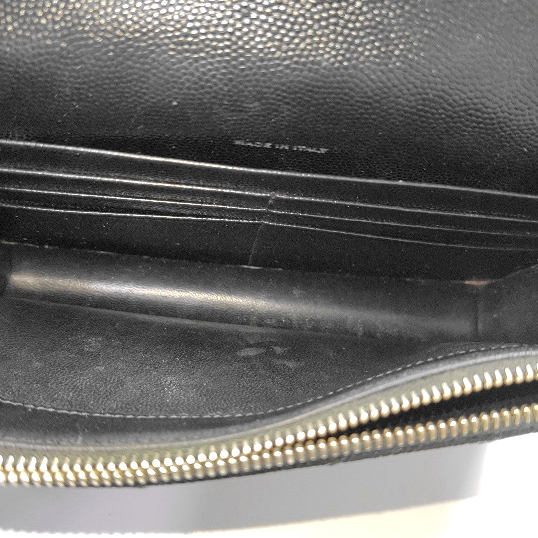 MONOGRAM WOC Chevron Calfskin Black