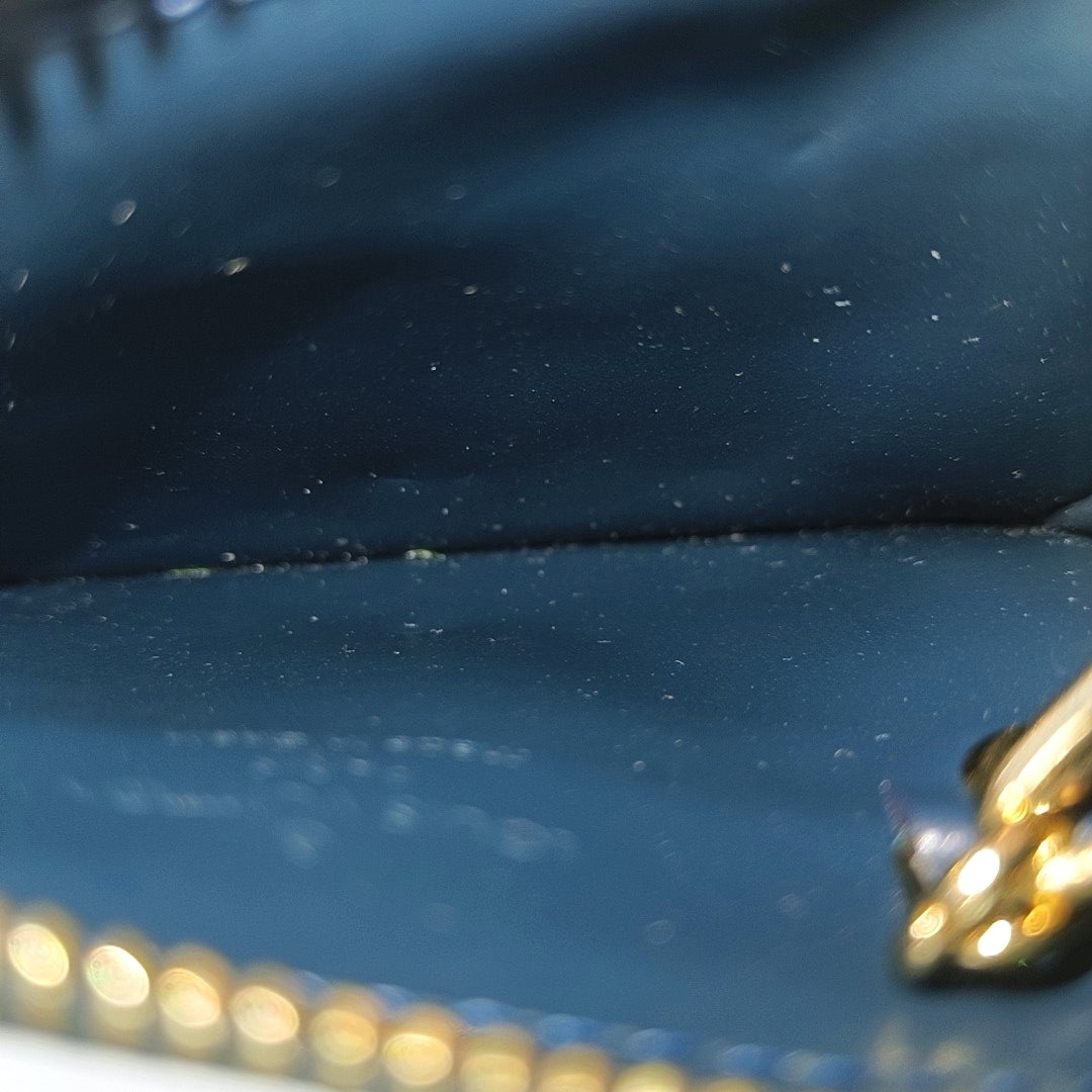 Patent Leather Coin Purse Green