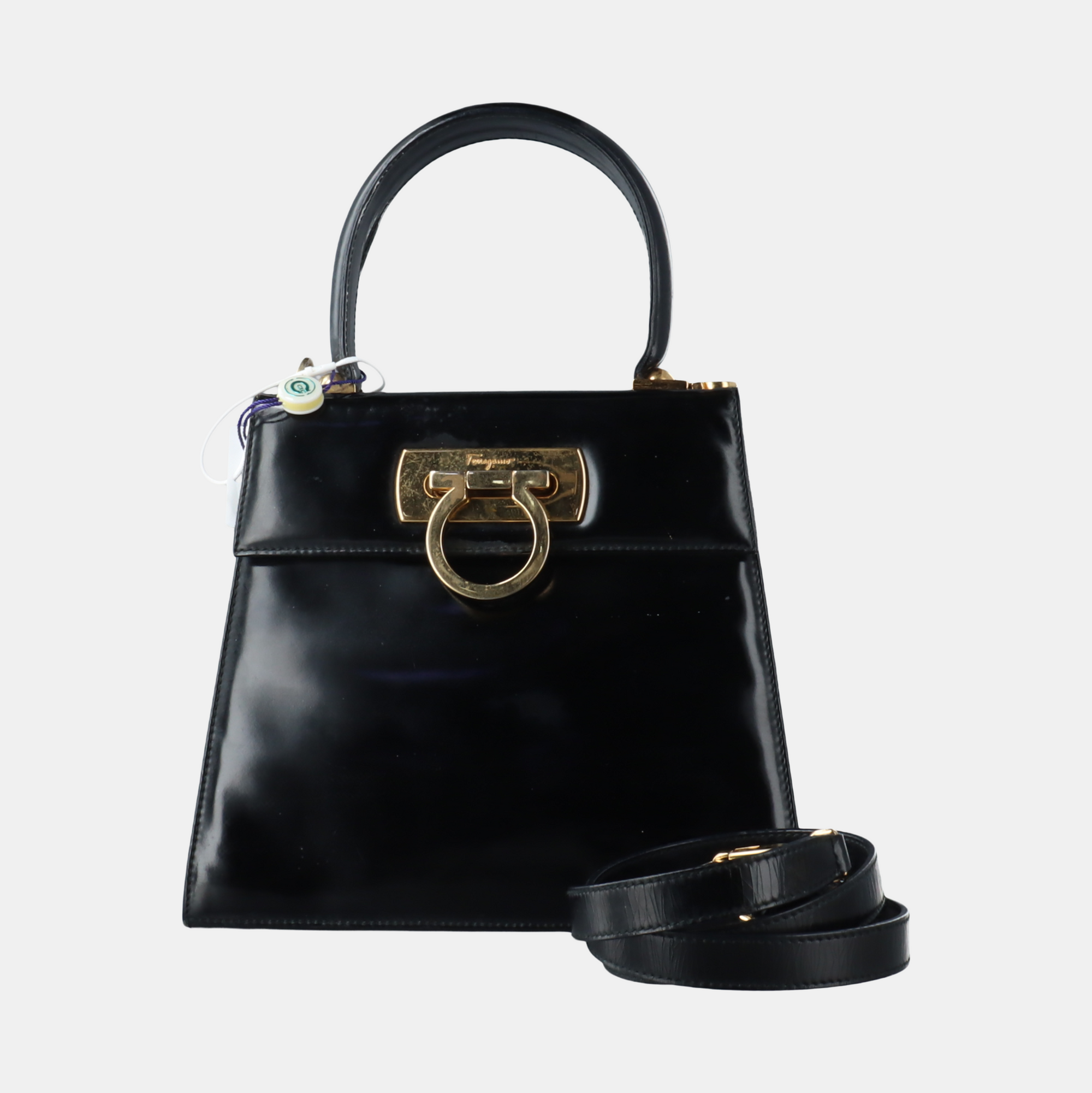 Kelly Patent Leather Black