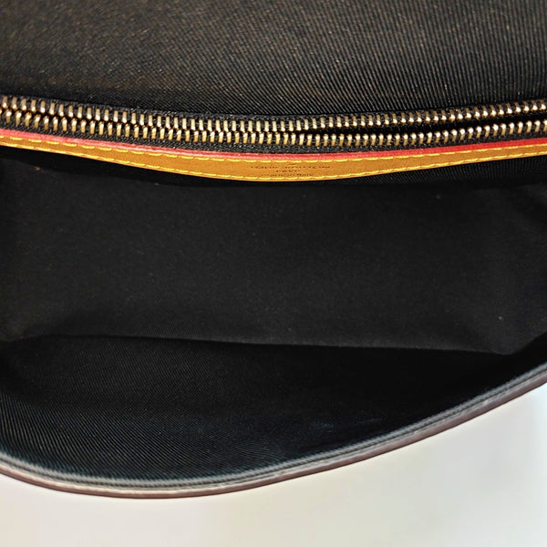 DIANE Monogram Coated Canvas Brown