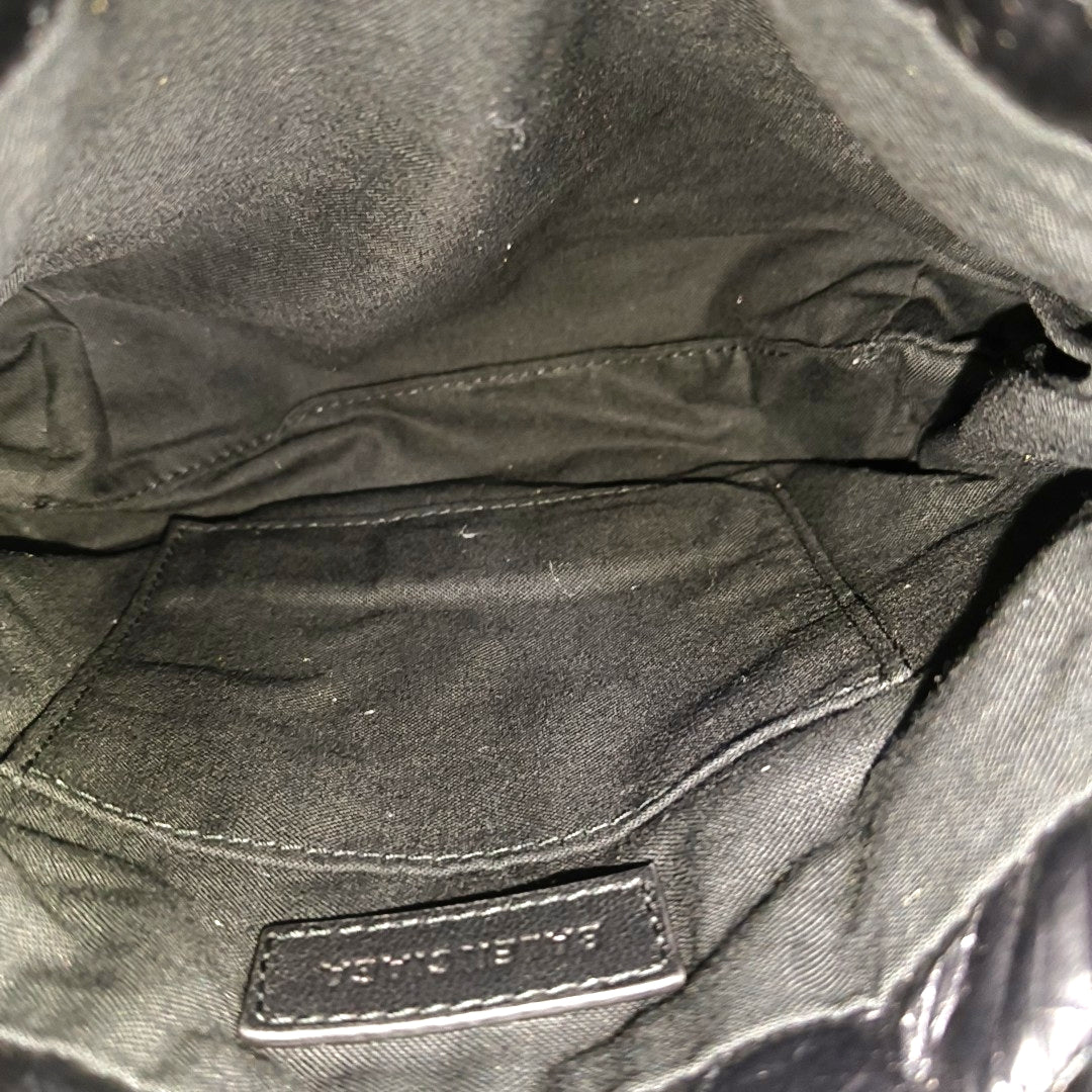 Crush Quilted Calfskin Black