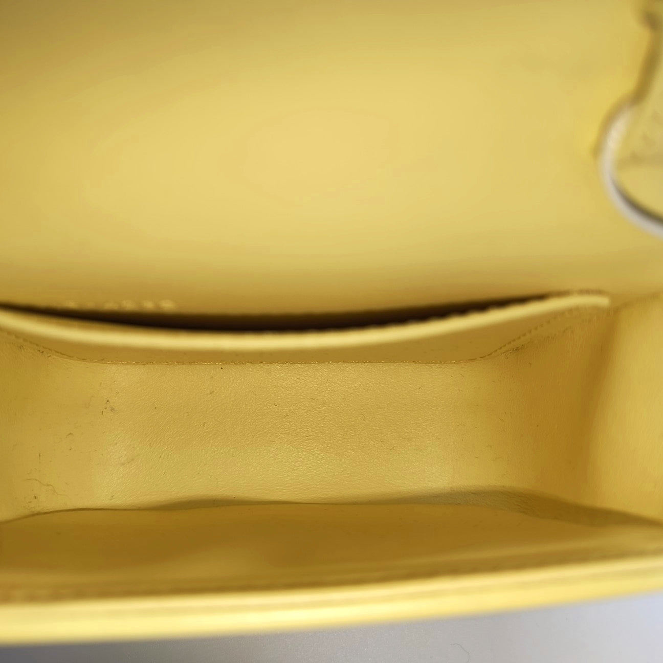 TRIOMPHE Mini Calfskin Yellow